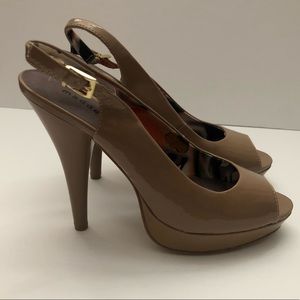 Nude/Blush Open-Toed High Heel